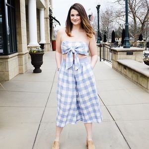 Two piece gingham set